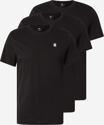 G-STAR T-Shirt in Schwarz: Vorderseite