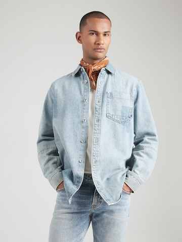 Regular fit Camicia 'Art from t' di SCOTCH & SODA in blu: frontale