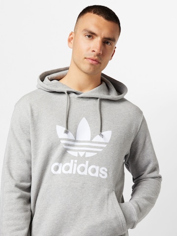 Sweat-shirt 'Adicolor Classics Trefoil' ADIDAS ORIGINALS en gris