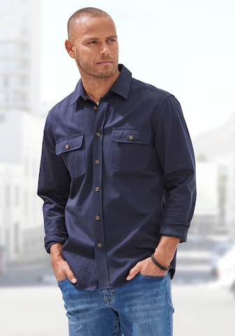 mėlyna JOHN DEVIN Standartinis modelis Marškiniai: priekis
