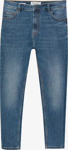 Pull&Bear Skinny Jeans in Blauw: voorkant