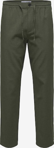SELECTED HOMME Trousers 'Newton' in Green: front