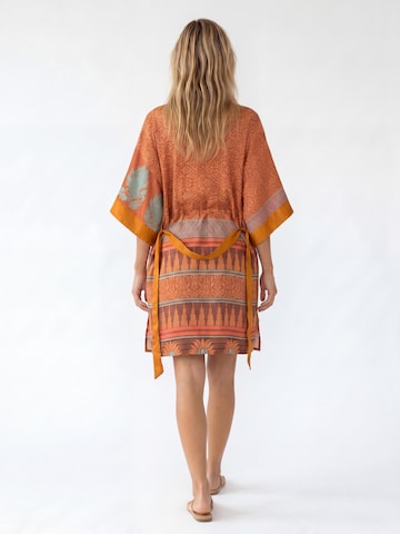 Shop Karey Kimono 'Saffron Midi Kimono' in Yellow