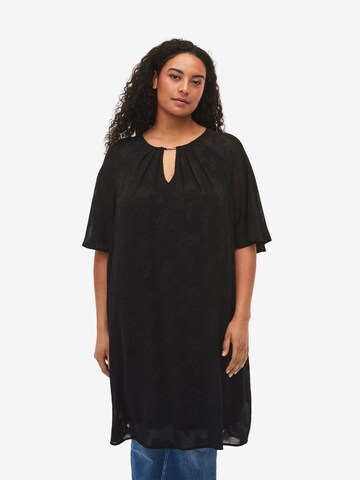 Zizzi Kleid 'MABBY' in Schwarz: predná strana