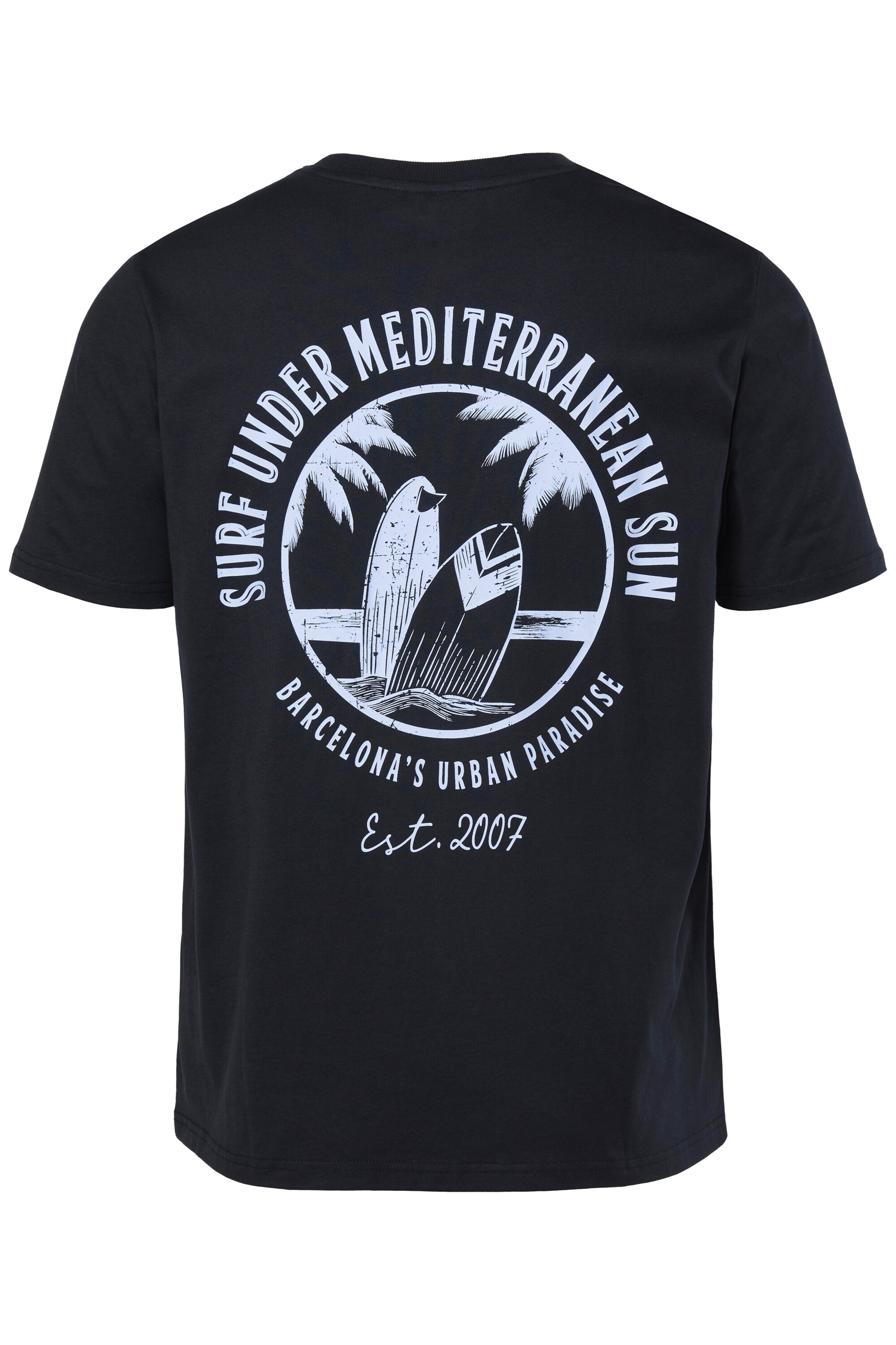 Men Plus Shirt in Black