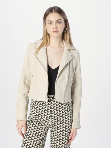 Abercrombie & Fitch - Chaqueta de entretiempo en beige: frente