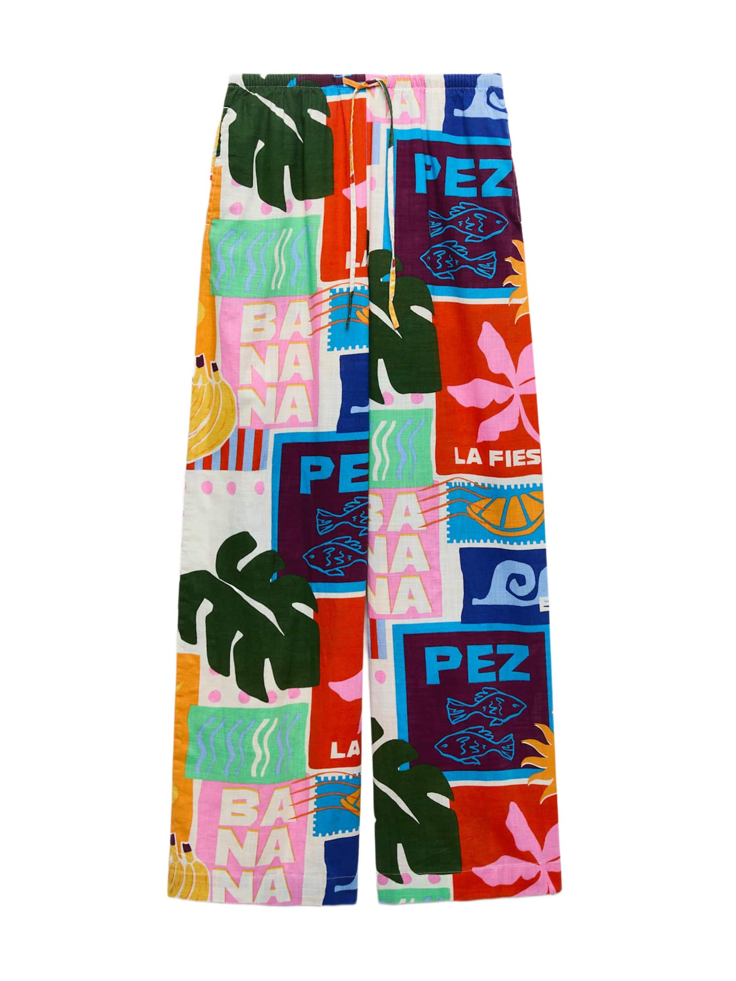 Wide Leg Pantalon Marks & Spencer en mélange de couleurs : devant