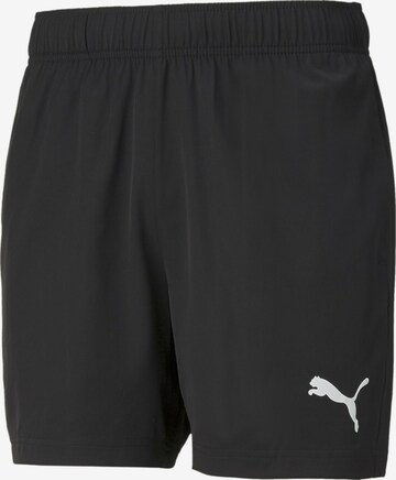 PUMA Workout Pants in Black: front