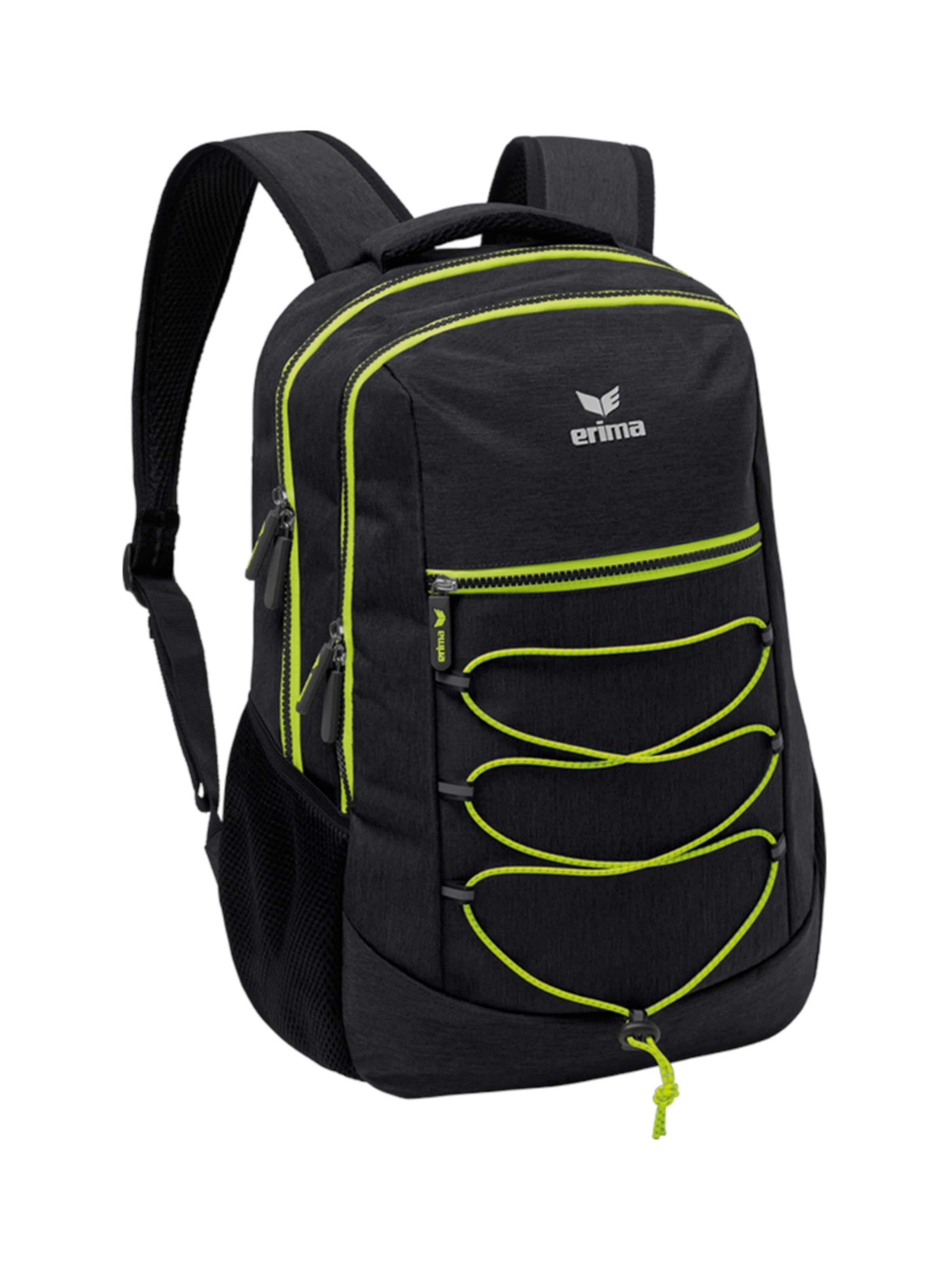 ERIMA Sportrucksack in Schwarz: Vorderseite