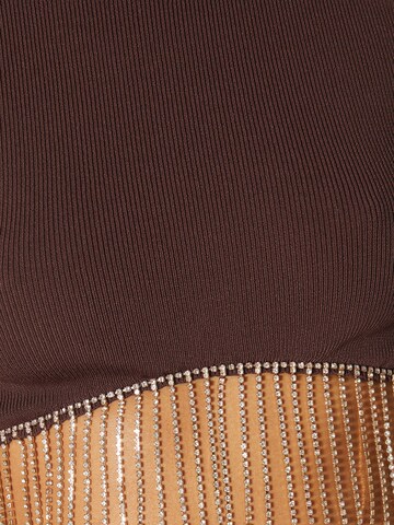 Pull-over Bershka en marron