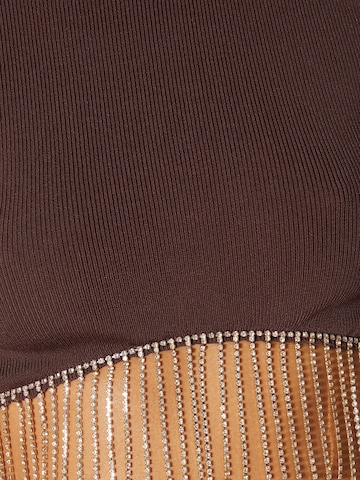 Bershka Pulover | rjava barva