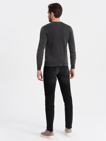 Ombre Pullover 'OM-Swos-0108' in Schwarz