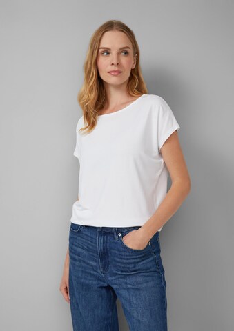 T-shirt s.Oliver en blanc : devant