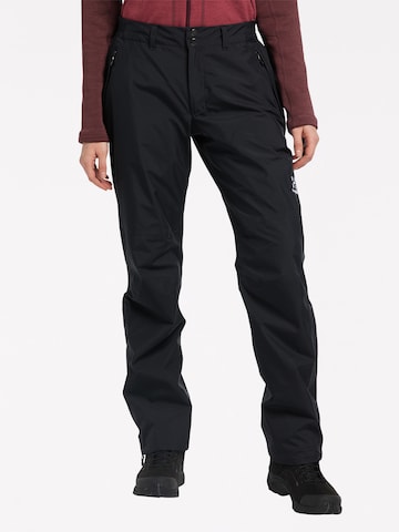 Haglöfs Regular Outdoor Pants 'Astral GTX' in Black: front