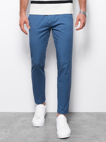 Coupe slim Pantalon chino 'P894' Ombre en bleu