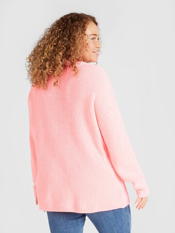 ONLY Carmakoma Pullover 'BELLA LIFE' i pink