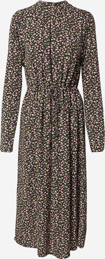PIECES Kjole i grøn / pink / sort, Produktvisning