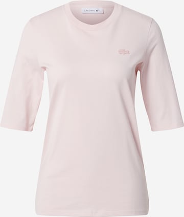 LACOSTE T-Shirt in Pink: predná strana