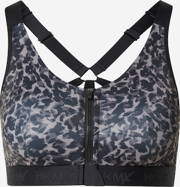 HKMX - Bustier Sujetador deportivo en negro: frente