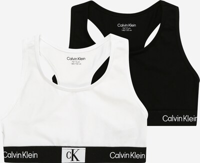 Calvin Klein Underwear Сутиен в черно / бяло, Преглед на продукта