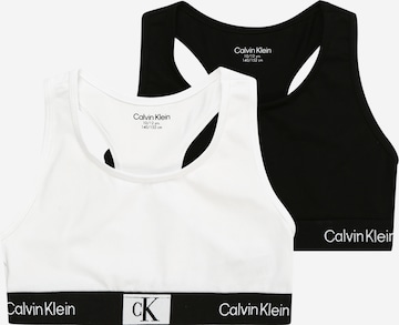 Calvin Klein Underwear Bustier Melltartó - fekete: elől
