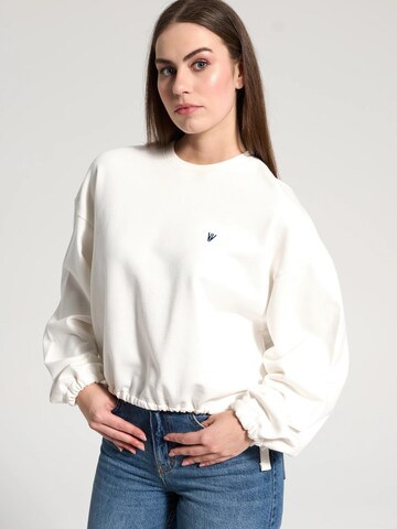NOWIHT Sweatshirt 'Zephyrine' i hvid