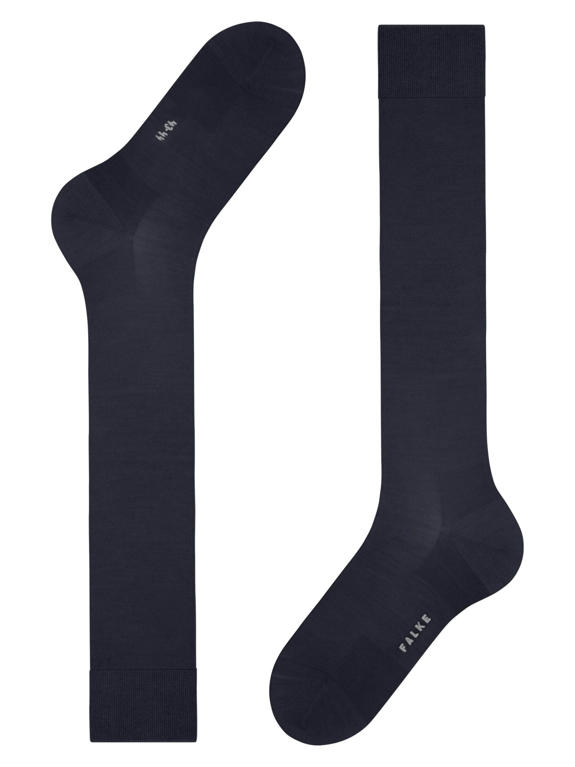 FALKE Knee High Socks 'ClimaWool' in Blue