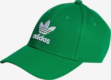 ADIDAS ORIGINALS Čiapka 'Trefoil' - Zelená: predná strana