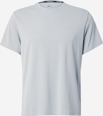 NIKE Funktsionaalne särk 'MILER', värv hall: eest vaates