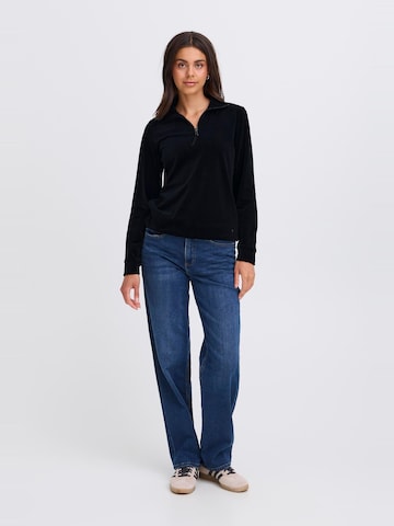 Pullover ' OXEBBA HALFZIP ' di Oxmo in nero