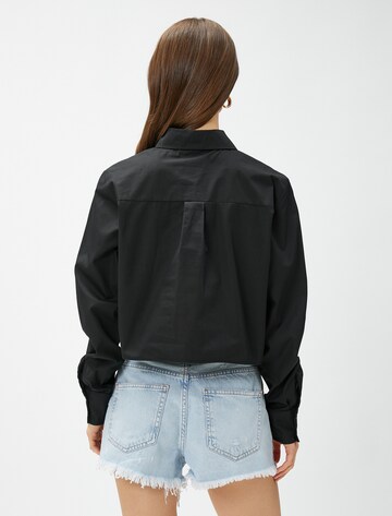 Koton Bluse in Schwarz