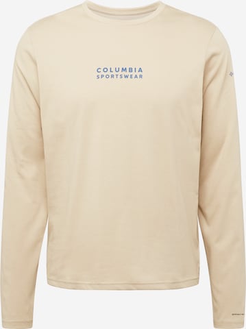 COLUMBIA Toiminnallinen paita 'Alpine Way™' värissä beige: edessä