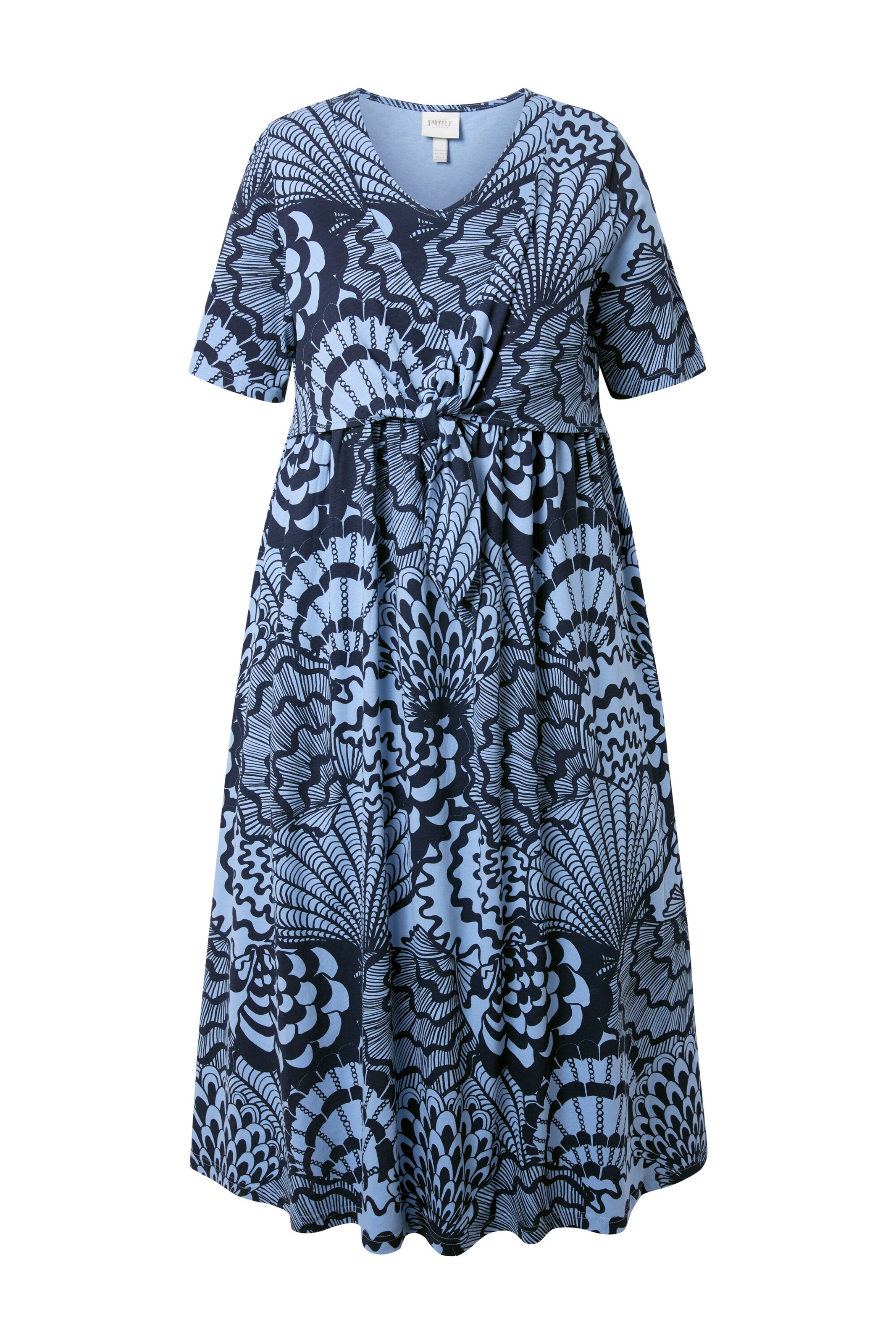 Ulla Popken Kleid in Blau: Vorderseite