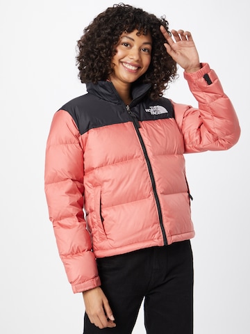 THE NORTH FACE Zimní bunda – pink: přední strana