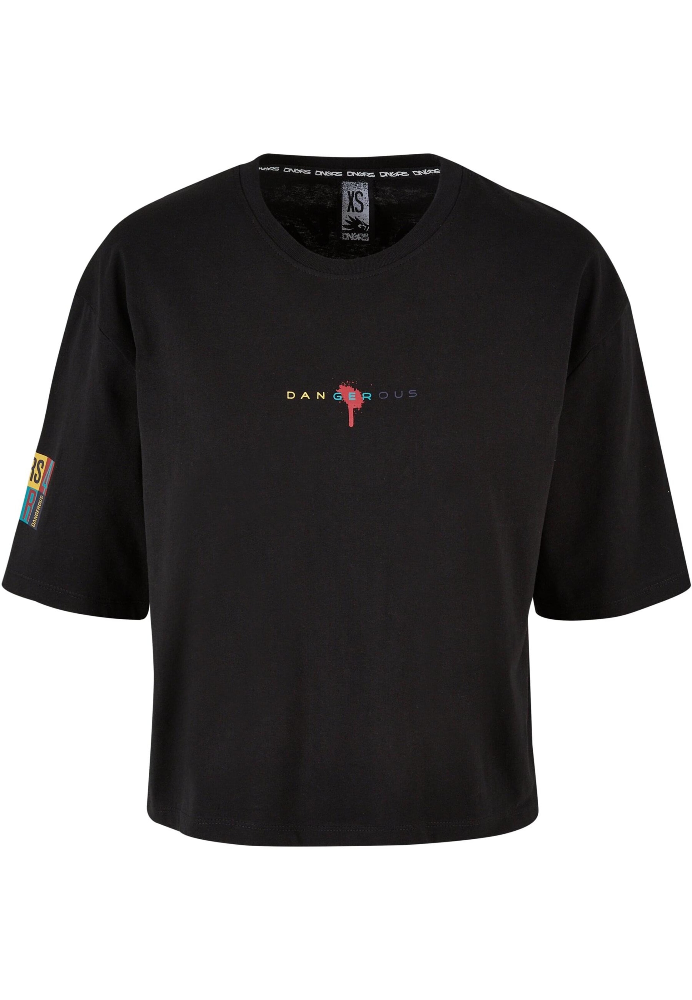 Maglietta di Dangerous DNGRS in nero: frontale