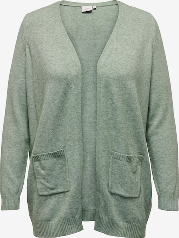 ONLY Carmakoma Cardigan 'Esly' i grøn: forside