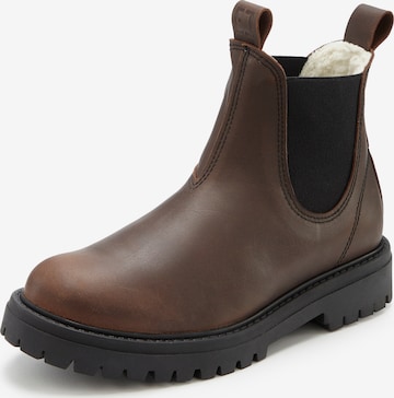 Elbsand Chelsea Boots in Braun: Vorderseite
