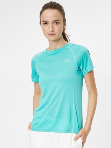 NewlineTehnička sportska majica - plava boja: prednji dio