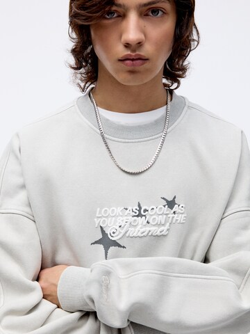 Sweat-shirt Pull&Bear en gris