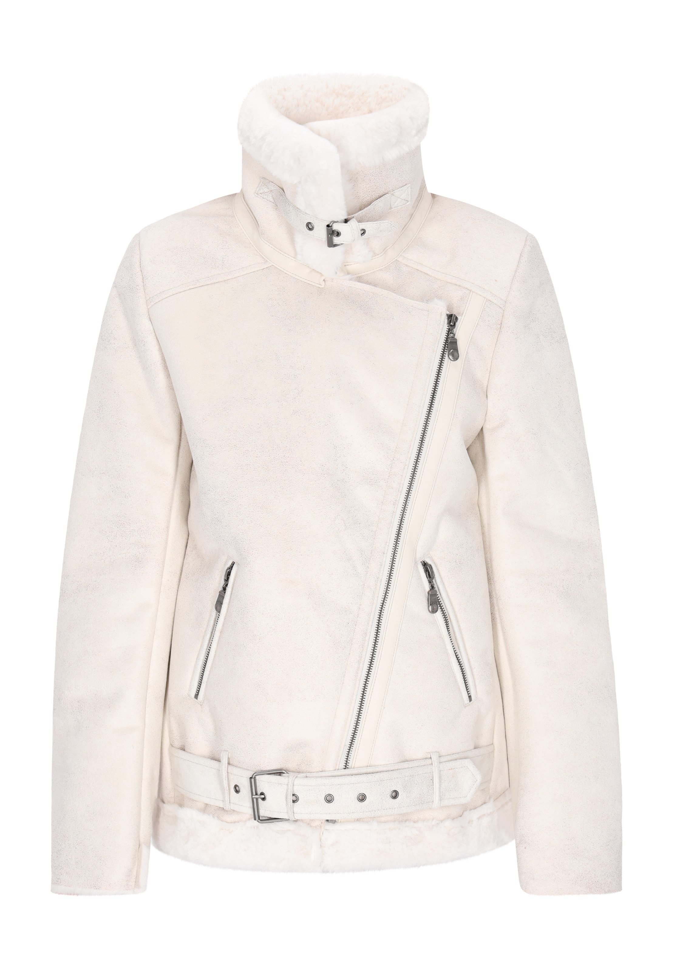 DreiMaster Vintage Зимно яке в бяло: отпред