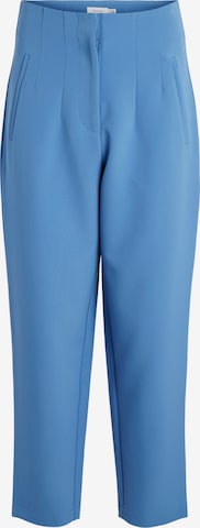 VILA Regular Trousers with creases 'Gula' in Blue: front
