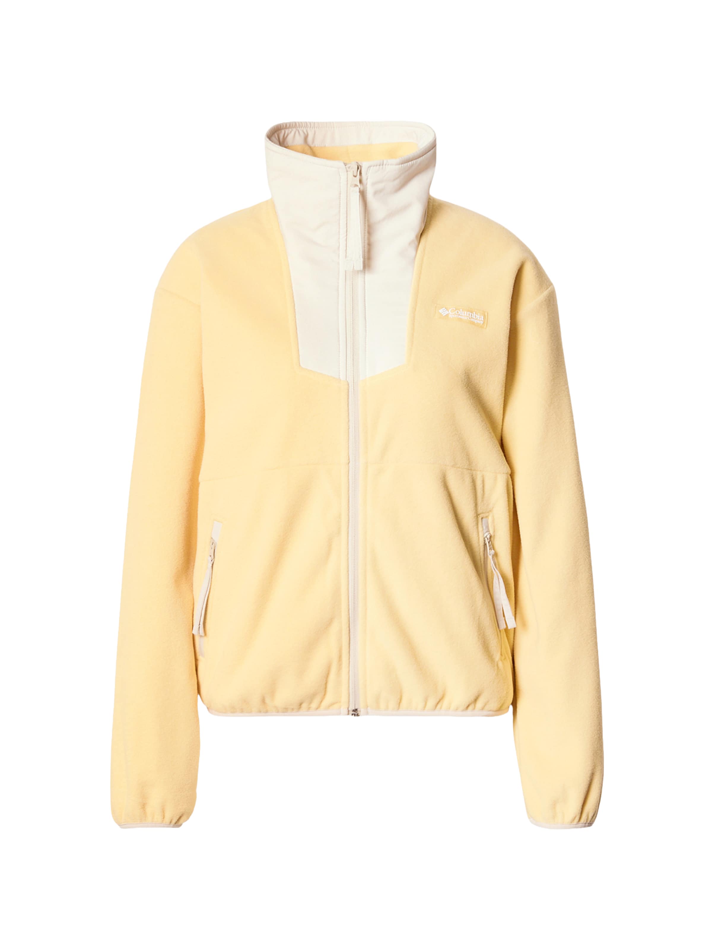 COLUMBIA Λειτουργική ζακέτα φλις 'Sequoia Grove™' σε κίτρινο: μπροστά
