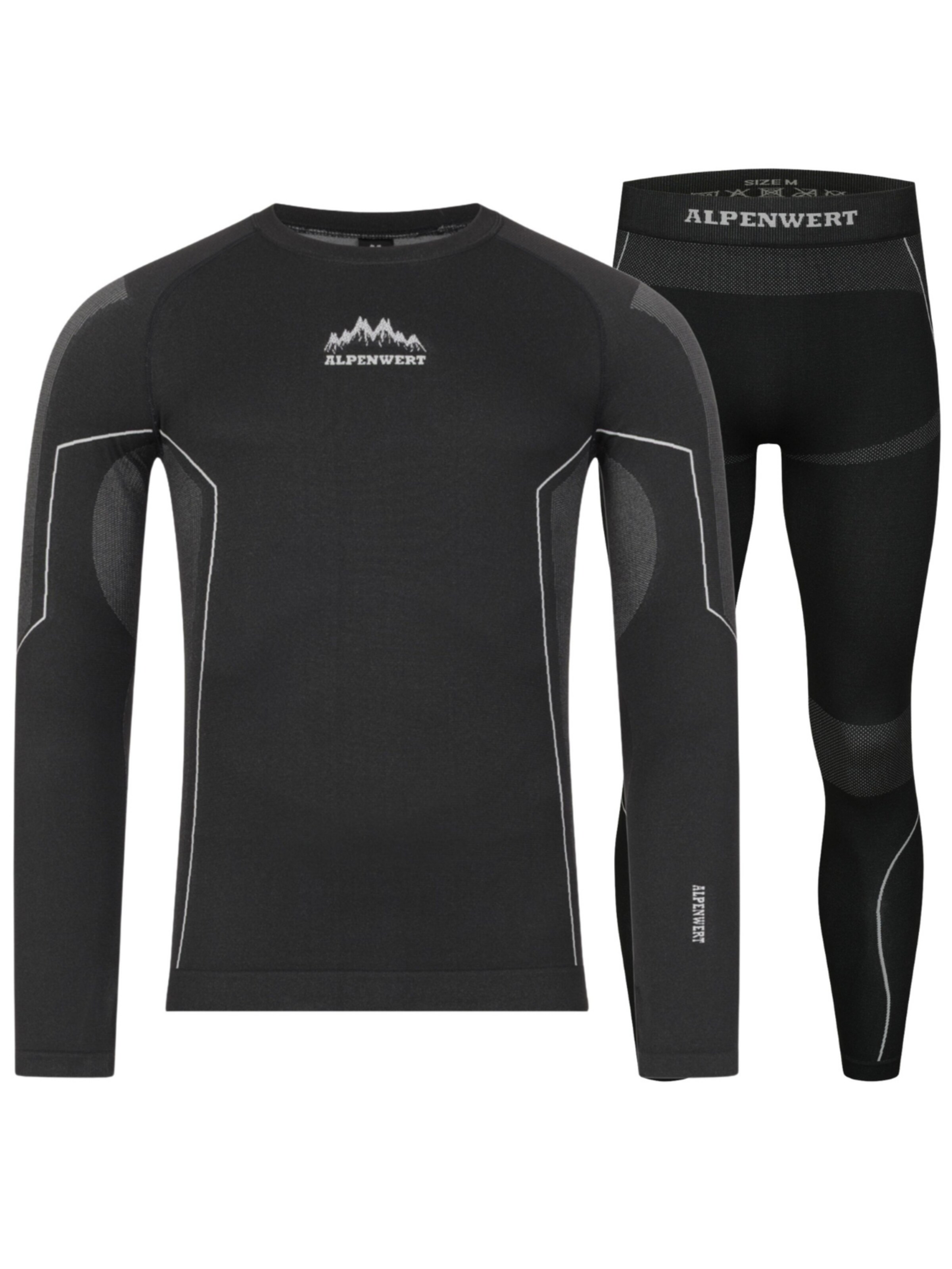 Alpenwert Base Layer in Black, Item view