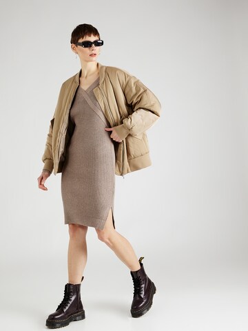 ZABAIONE Knit dress 'Ma44ngolia' in Beige