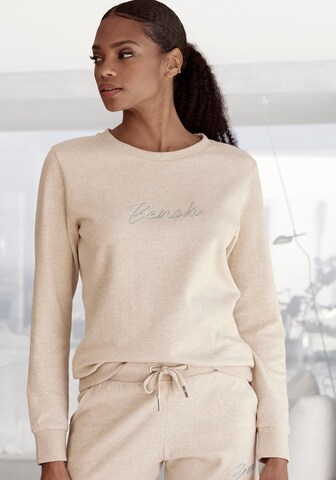 Sweat-shirt BENCH en beige : devant