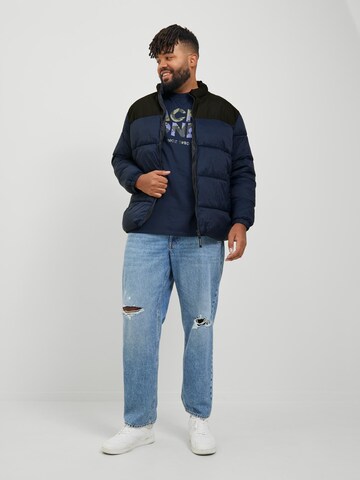 Veste d’hiver 'Toby' Jack & Jones Plus en bleu