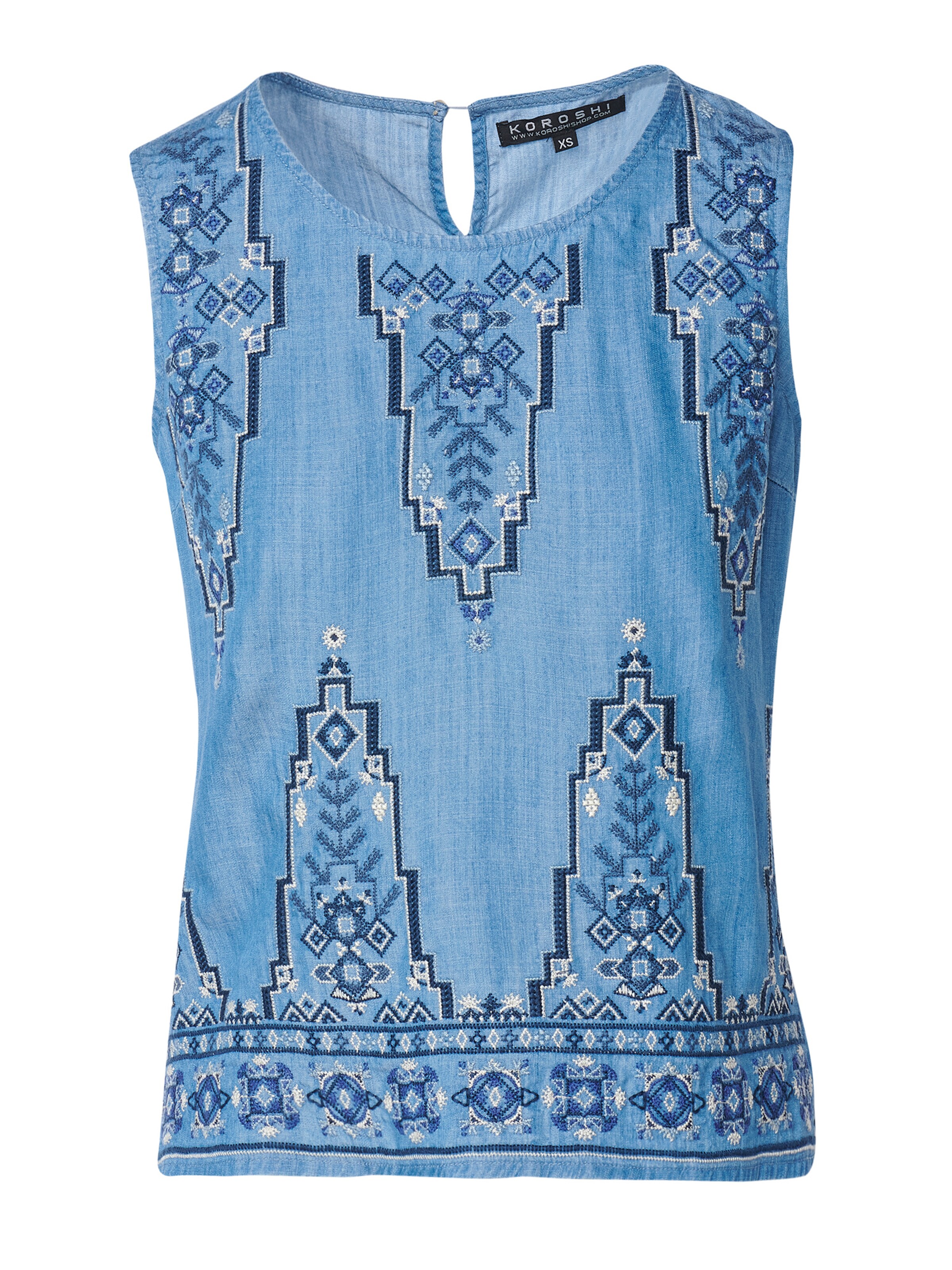 KOROSHI Pluus, värv sinine: eest vaates