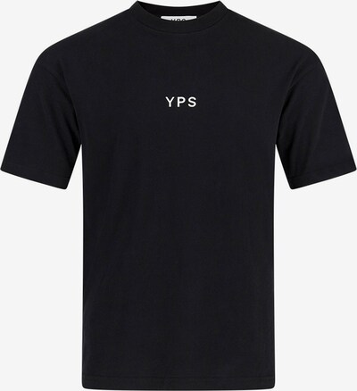 Young Poets T-Shirt  'Inked Nik' in schwarz / weiß, Produktansicht