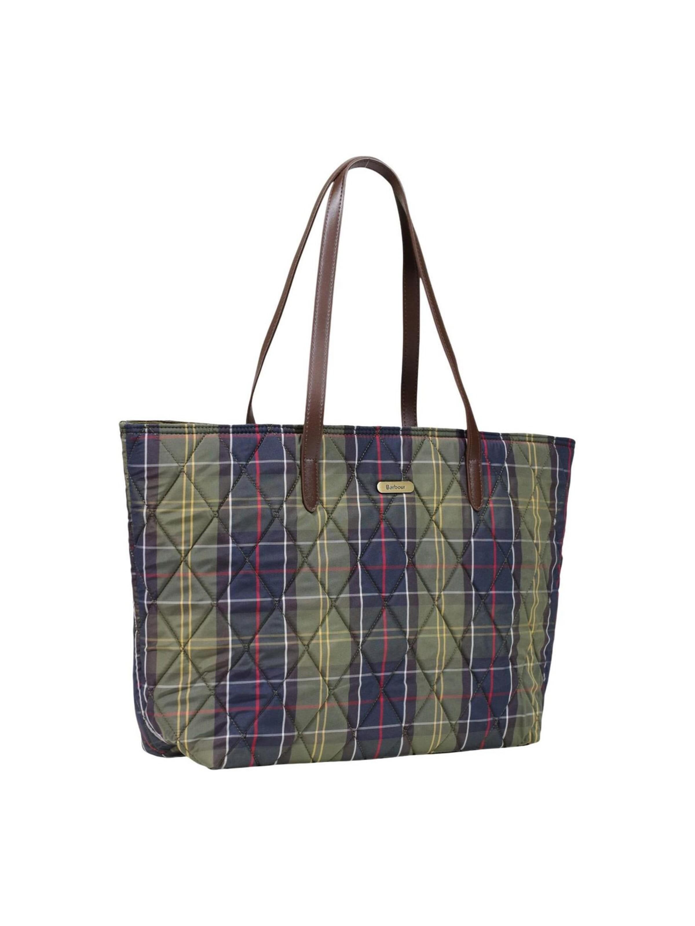 Barbour - Shopper 'WETHERHAM QUILTED TARTAN 262MLBA0344' en verde