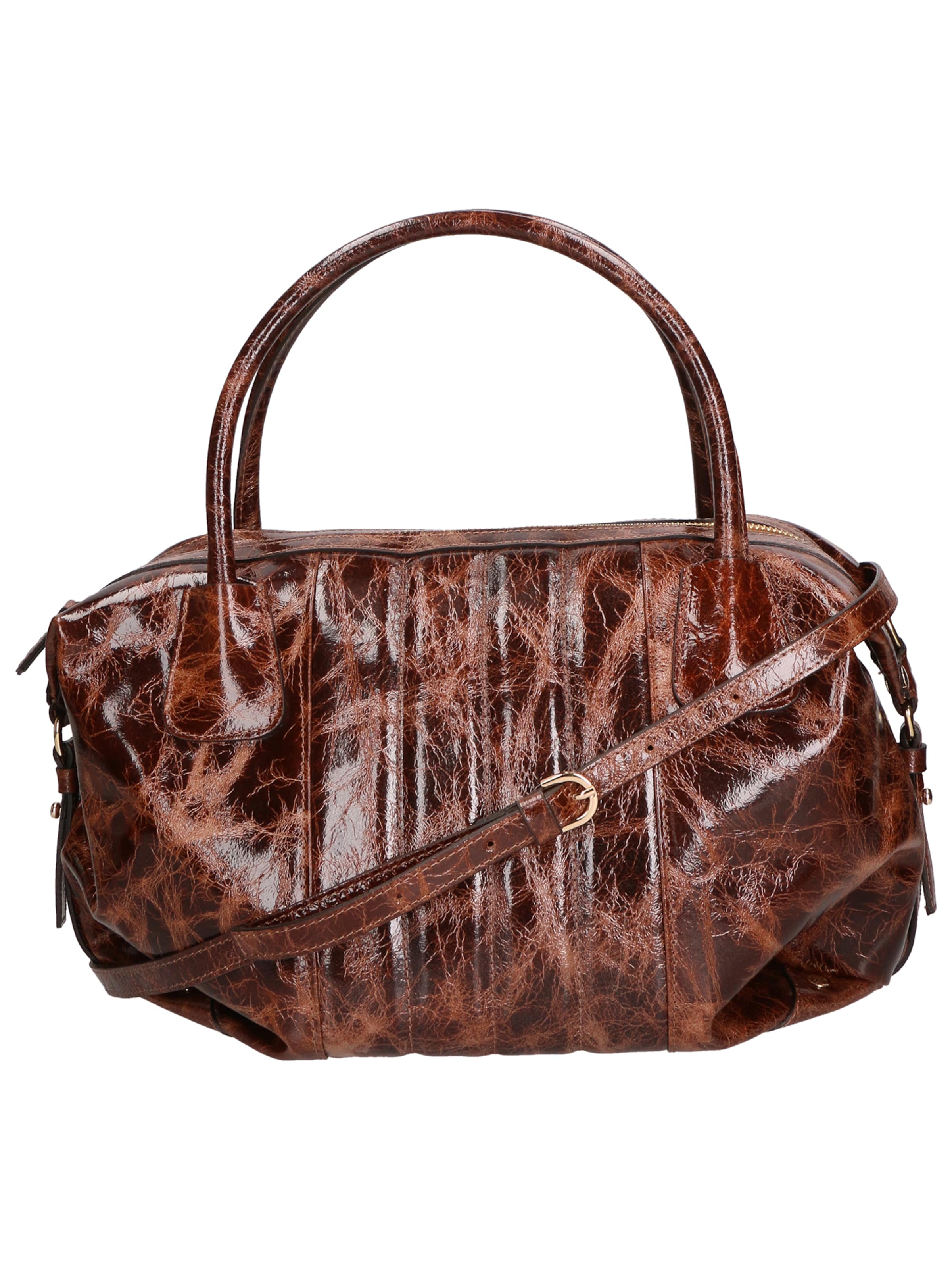 Borsa a spalla di Gave Lux in marrone: frontale